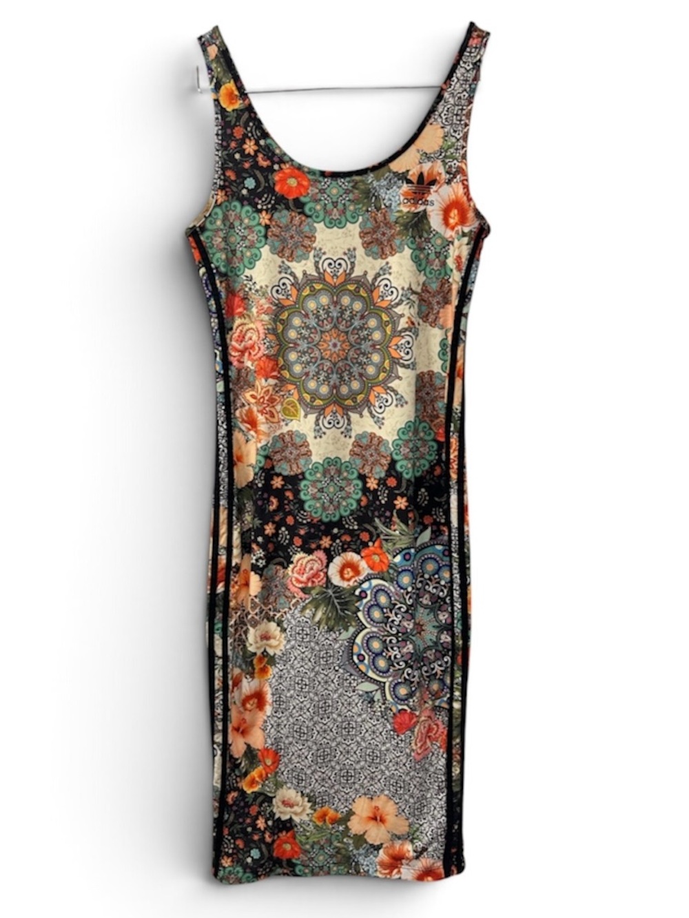 Adidas Originals x Farm Rio Jardim Agharta Midi Tank Dress Women’s Size Medium